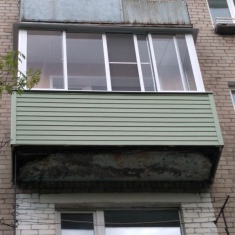 Ремонт балкона с восстановлением плиты